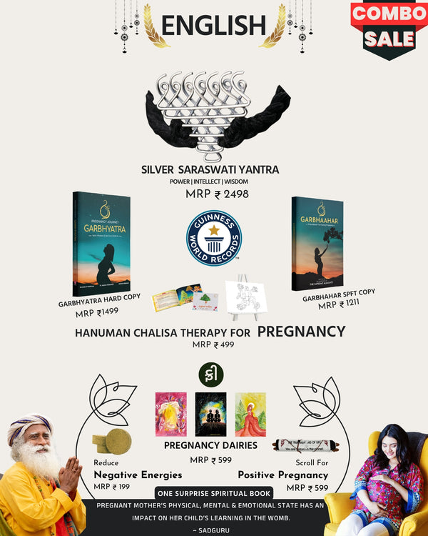 Garbhyatra | Garbhahar | Silver  Saraswati Yantra | Hanuman Chalisa Highest selling Therapy For Pregnancy- English