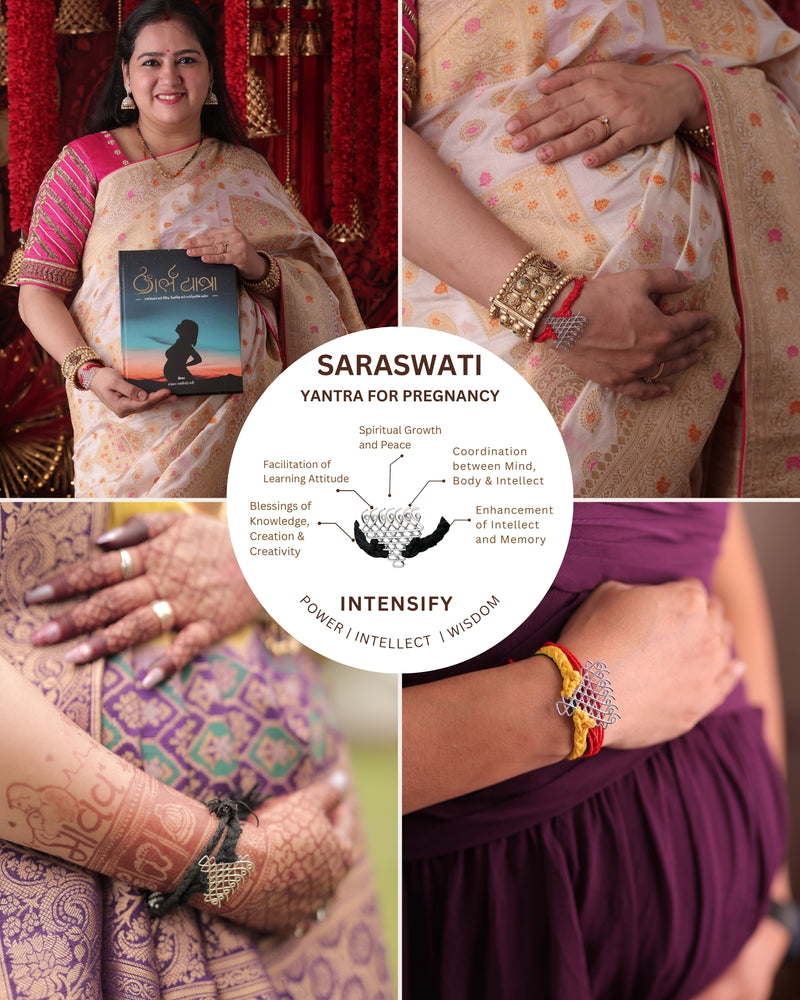 Garbhyatra | Garbhahar | Silver  Saraswati Yantra | Hanuman Chalisa Highest selling Therapy For Pregnancy- English